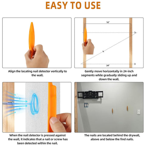 Calvana ergonomic design offers comfortable grip during wall scanning.