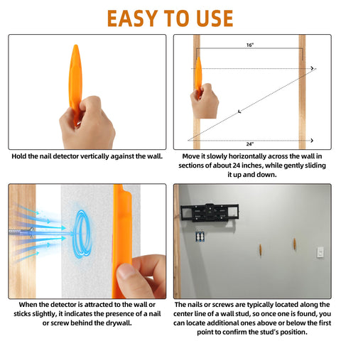 Calvana wall scanner ergonomic grip offers comfortable handling during wall tasks.