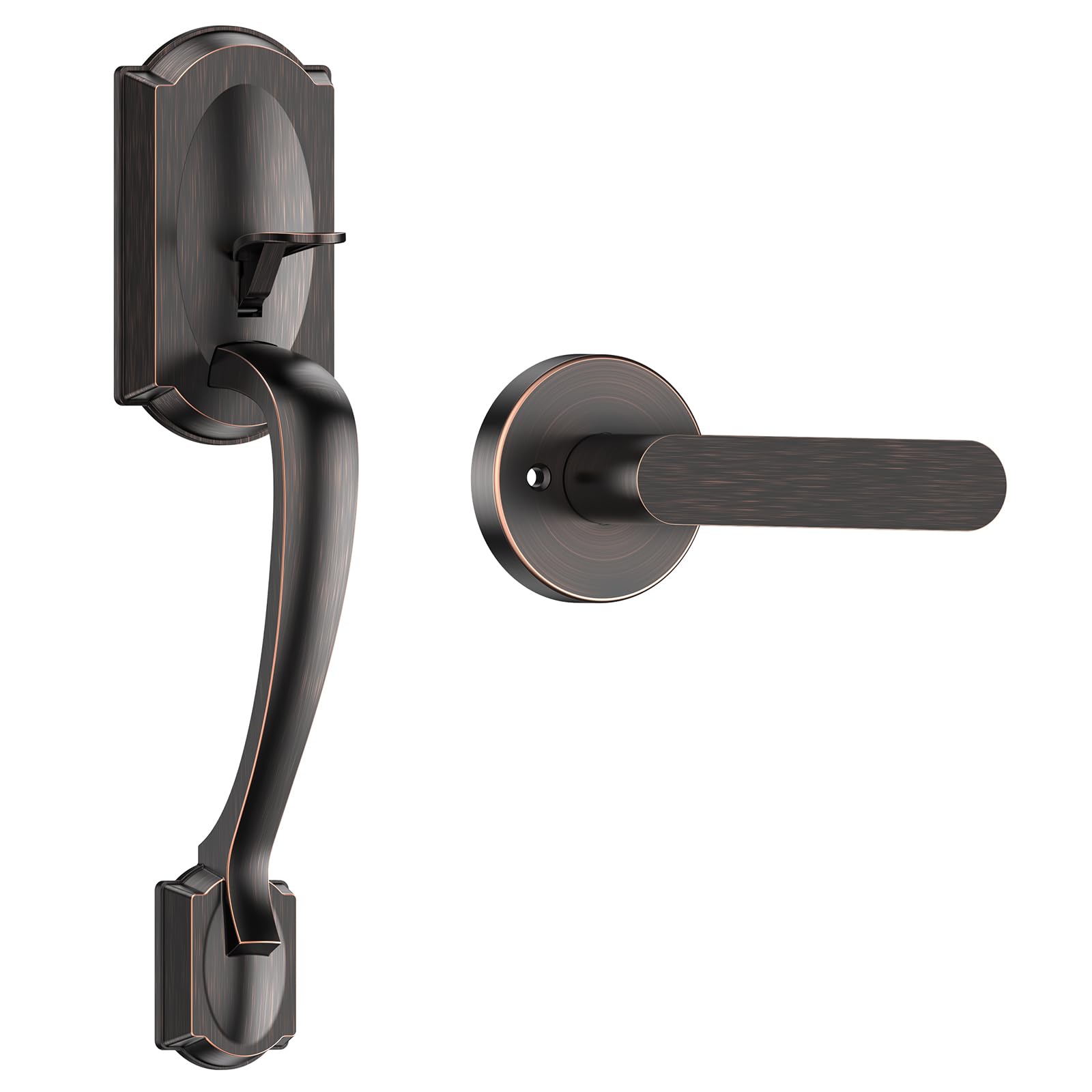 Calzibeno weather-resistant coating preserves oil rubbed bronze look outdoors