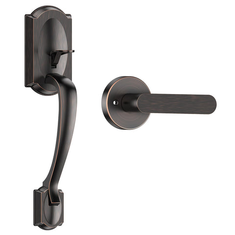 Calzibeno weather-resistant coating preserves oil rubbed bronze look outdoors