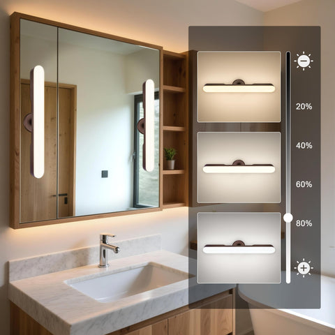cambk set two vanity lights for symmetric coverage and expanded lighting
