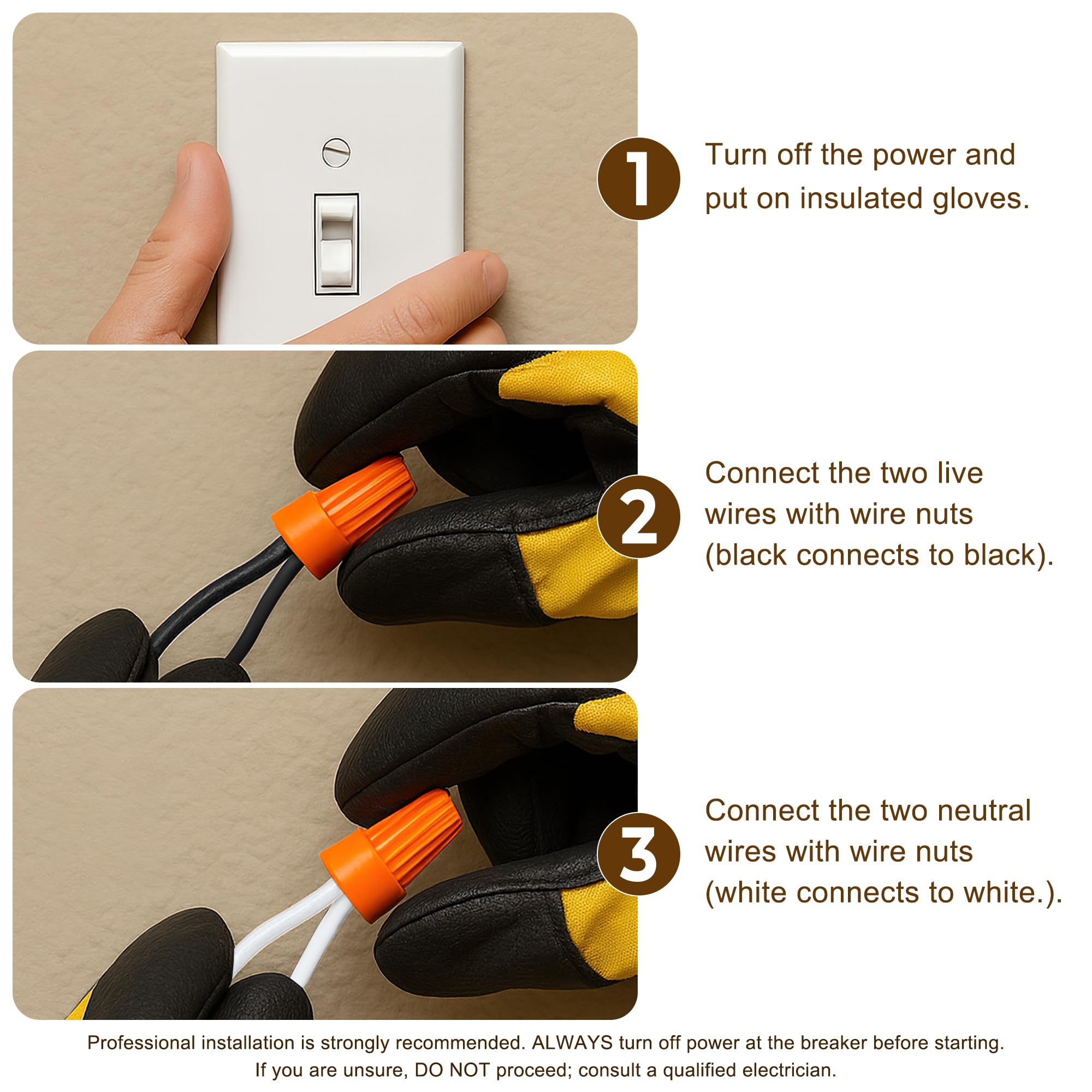 Cambk flicker-free lighting ensures steady performance during cooking.