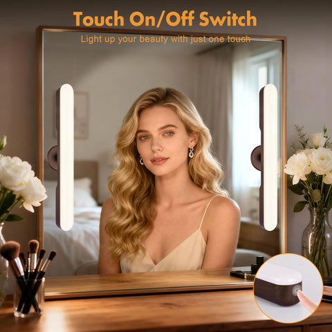 cambk vanity light bar 360-degree rotation ensures even coverage from every angle