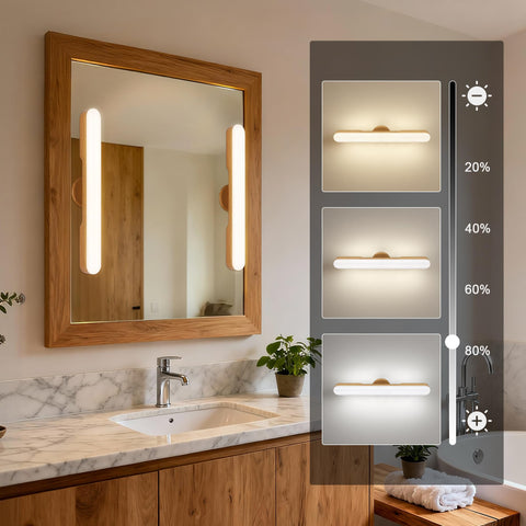 Two-pack Cambk lighting set provides symmetrical vanity illumination