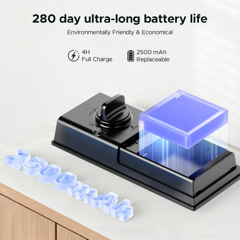 Camcamp Smart Door Lock doorbell camera with visitor view.