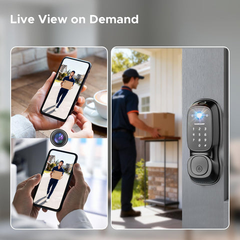 Camcamp Smart Lock keypad entry demonstrates code access.