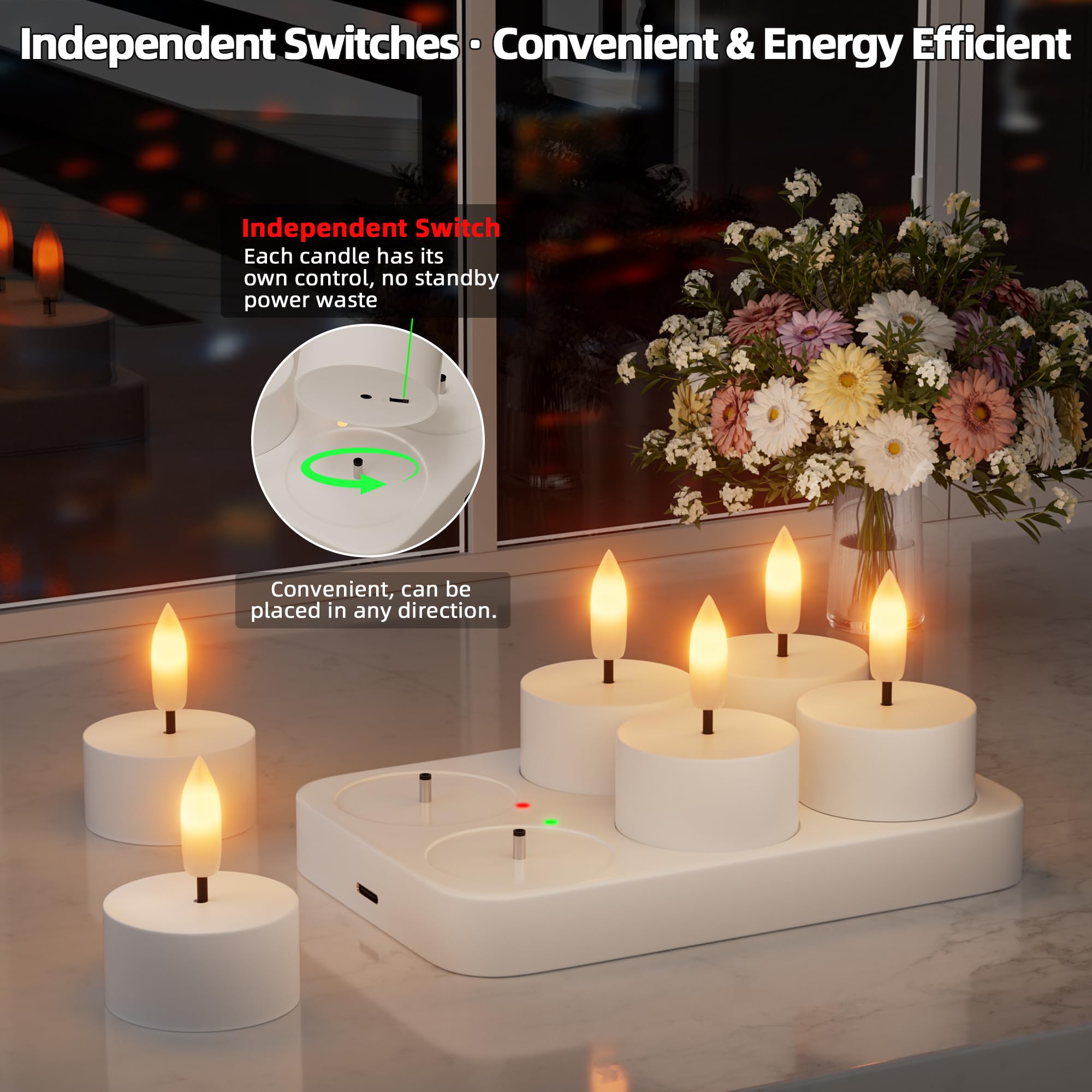 CAMCLIM charging station indicators show full charge status
