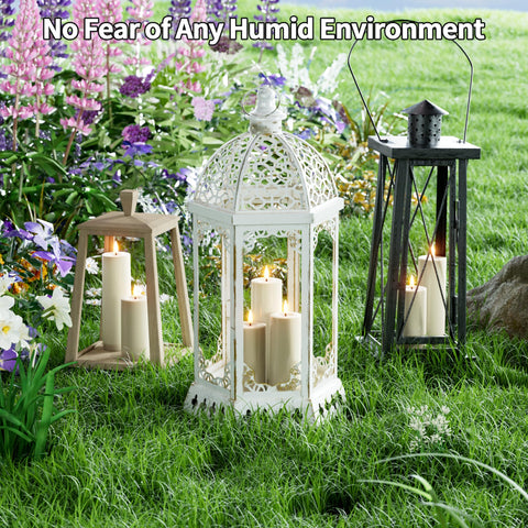 CAMCLIM energy-efficient candles run on two AA batteries for long use