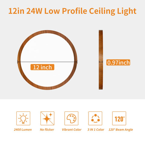 CAMCLIM 24W energy-saving design reduces electricity use with strong brightness.