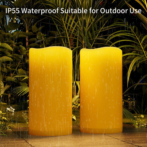 CAMCLIM large 6x12 inch candle for a strong decorative presence