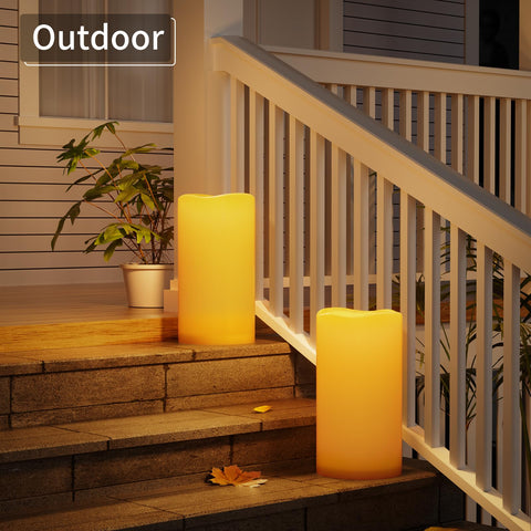 CAMCLIM LED candle with flicker mode for cozy night lighting