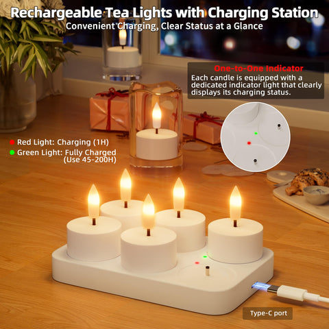 CAMCLIM flameless candles provide safe, energy-efficient lighting