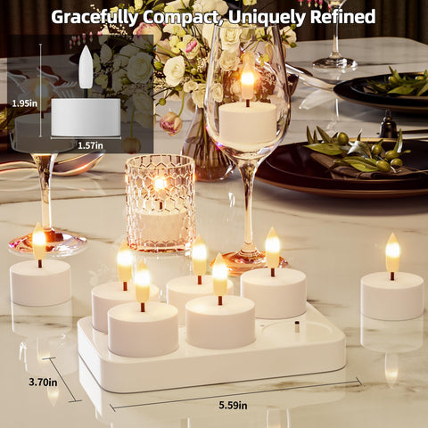 CAMCLIM tealite fits most holders and votives for versatile decor