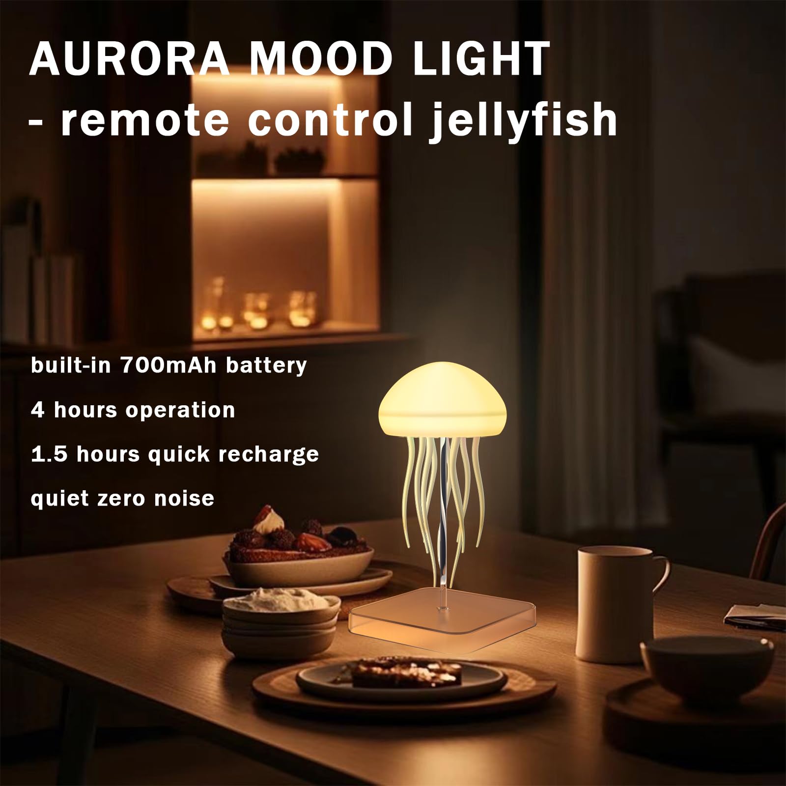 Camdii Jellyfish Lamp safety design protects users and surfaces.