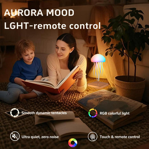 Camdii Jellyfish Lamp touch control enables easy mood lighting.