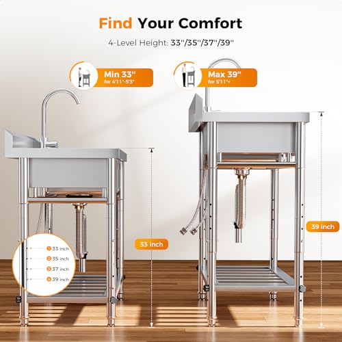 CAMMOO 18-8 stainless steel finish for lasting rust resistance in busy spaces
