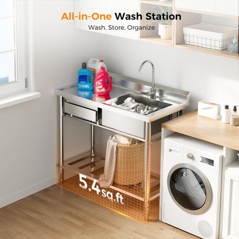 CAMMOO heavy-duty 400-pound capacity supports demanding cleaning tasks