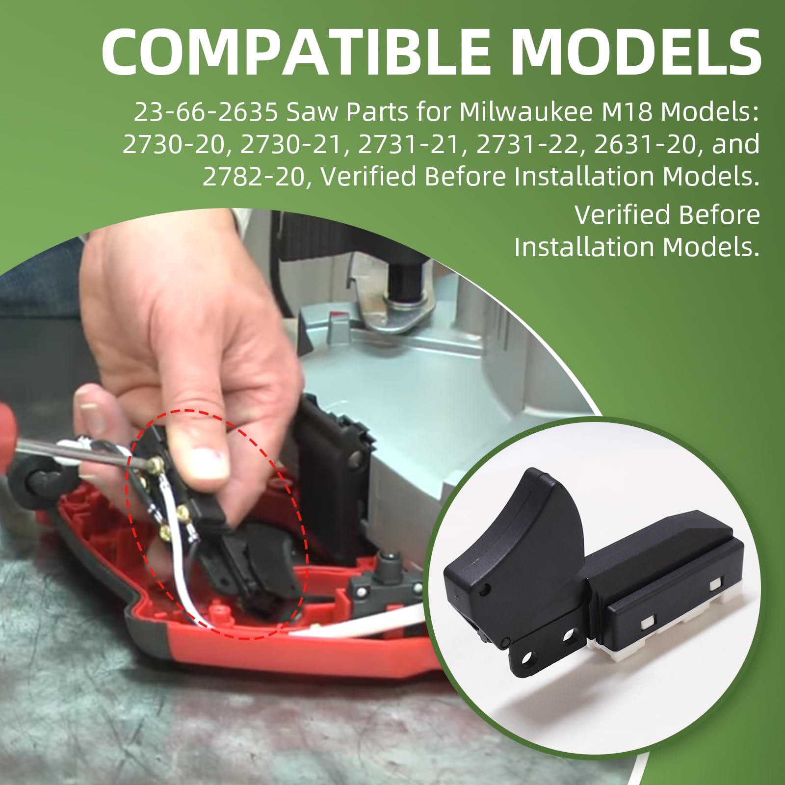 CAMOLIKOS M18 switch for 2731-22 handles heavy-duty tasks reliably.