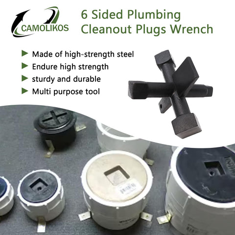 CAMOLIKOS threaded cleanouts compatibility helps resolve blocked pipes efficiently.