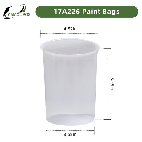 CAMOLIKOS easy-squeeze paint bag design enables smooth application.