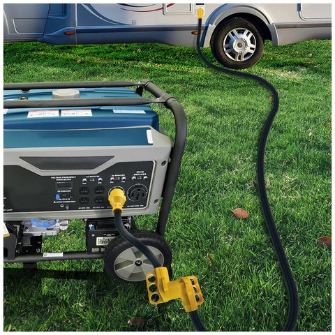 CAMPELIFY safety note: use within rated power for RV connections.