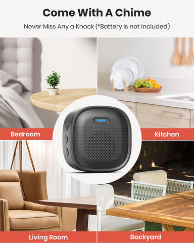 CAMSTRO Doorbell Camera PIR Detection reduces false alerts by focusing on real human motion.
