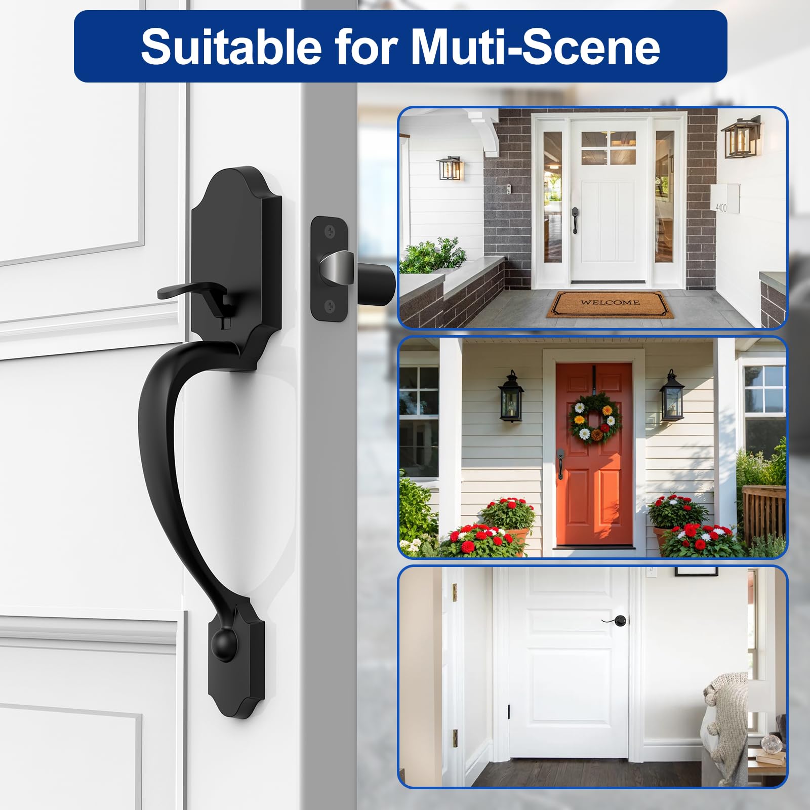 Camtek reversible design supports left and right-handed doors for flexible mounting