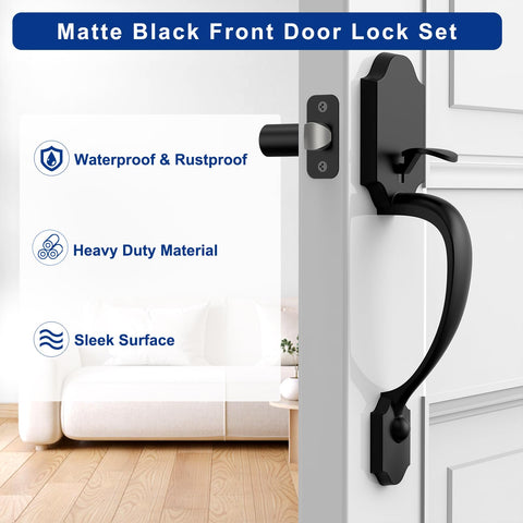 Camtek matte black finish resists weather while maintaining modern look