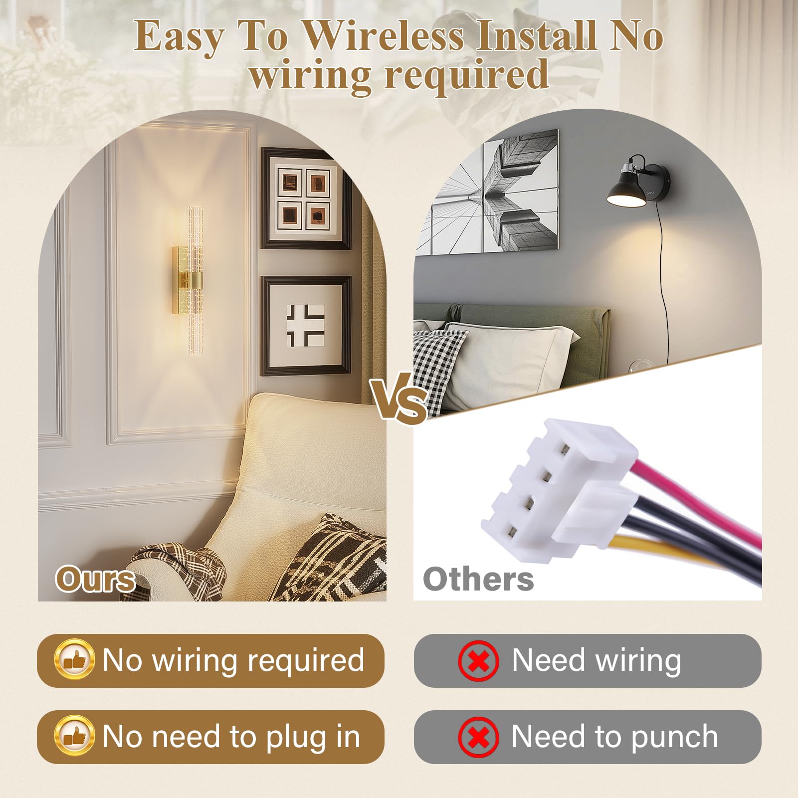 Camuucci dimmable brightness remote highlights flexible, eye-friendly illumination.