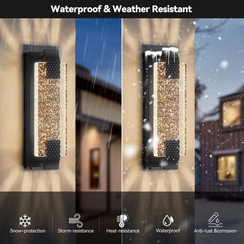 Camuucci hardwired design delivers stable illumination regardless of weather.