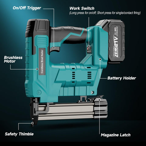 CAMXTOOL two 4.0Ah batteries power long sessions without cords.