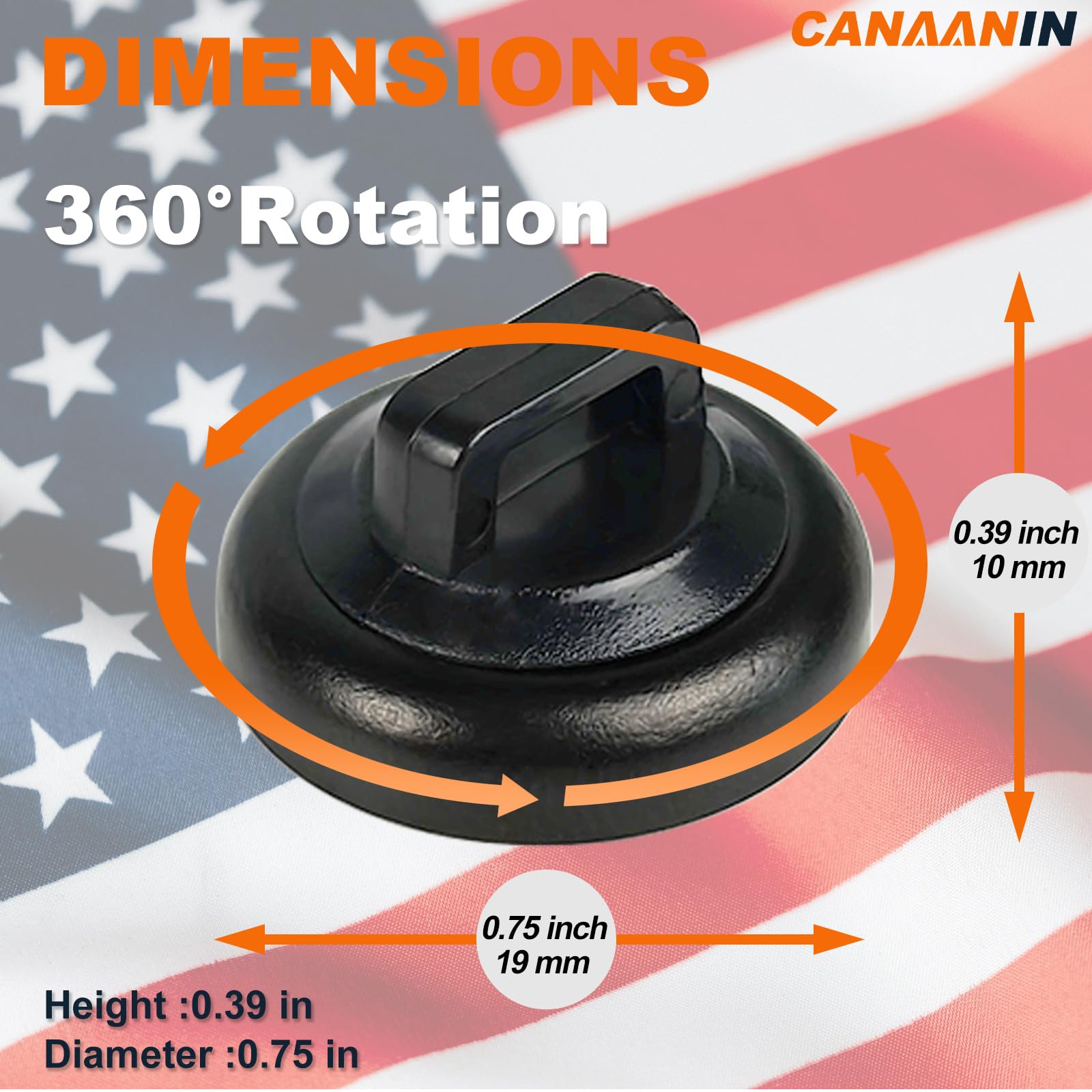 CANAANIN magnet zip tie mount clip for workshop wiring