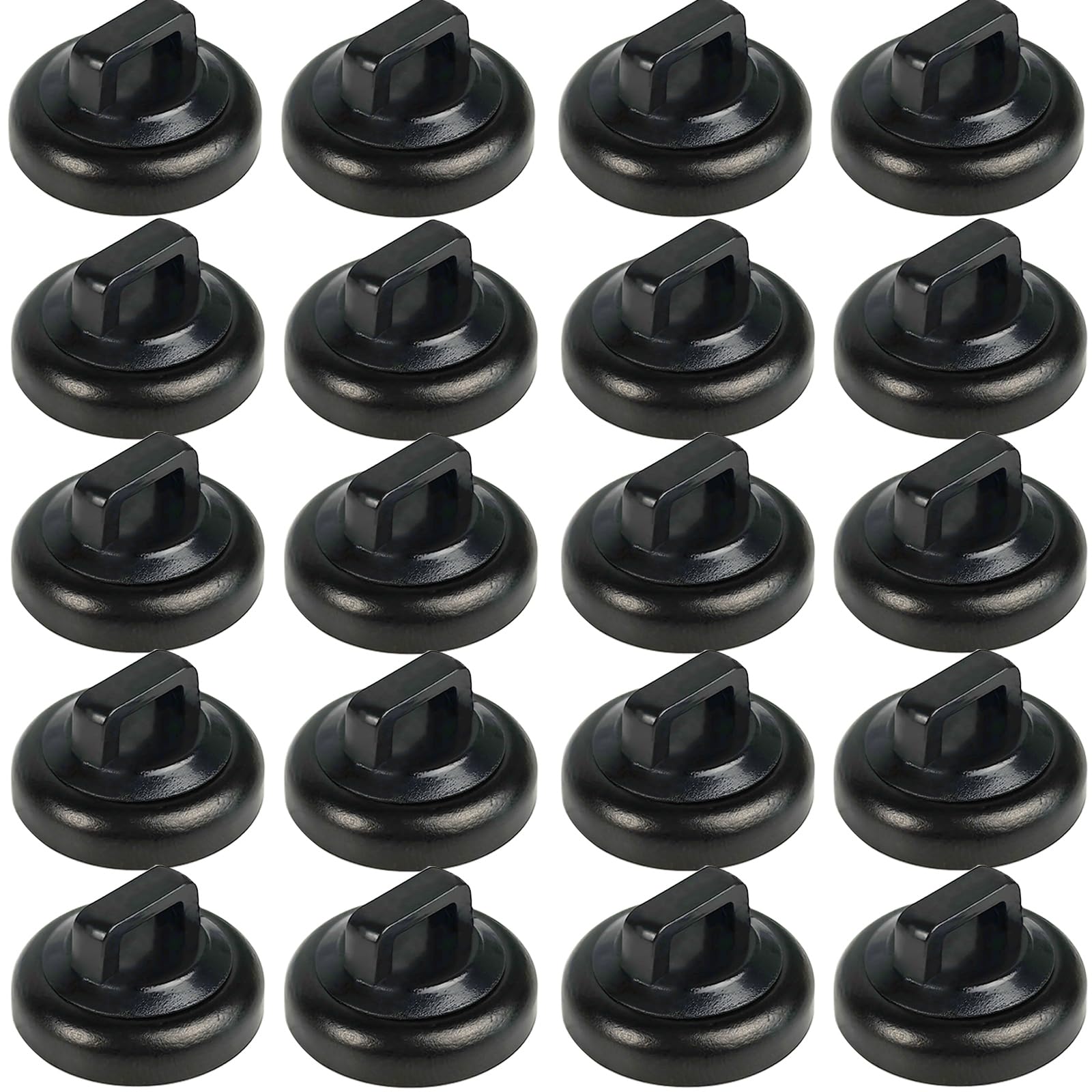 CANAANIN magnet zip tie mount clip on a metal desk for tidy cable management