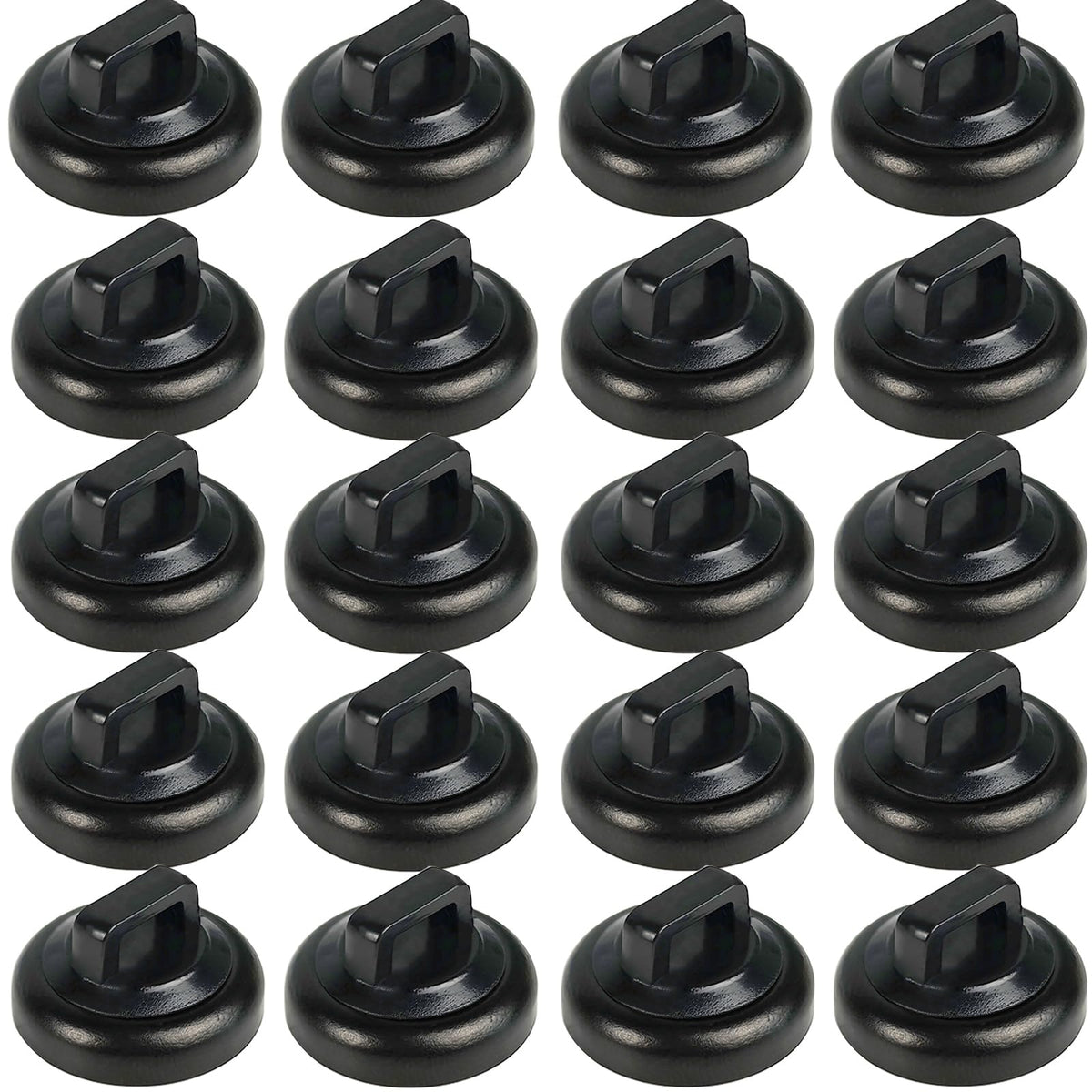 CANAANIN magnet zip tie mount clip on a metal desk for tidy cable management