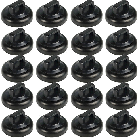 CANAANIN magnet zip tie mount clip on a metal desk for tidy cable management