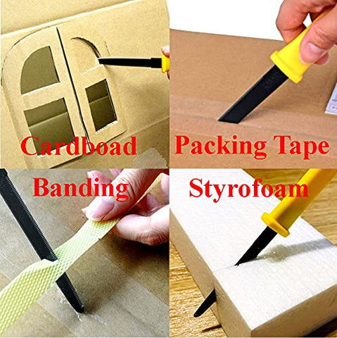 CANARY box opener with non-stick blade cuts tape smoothly