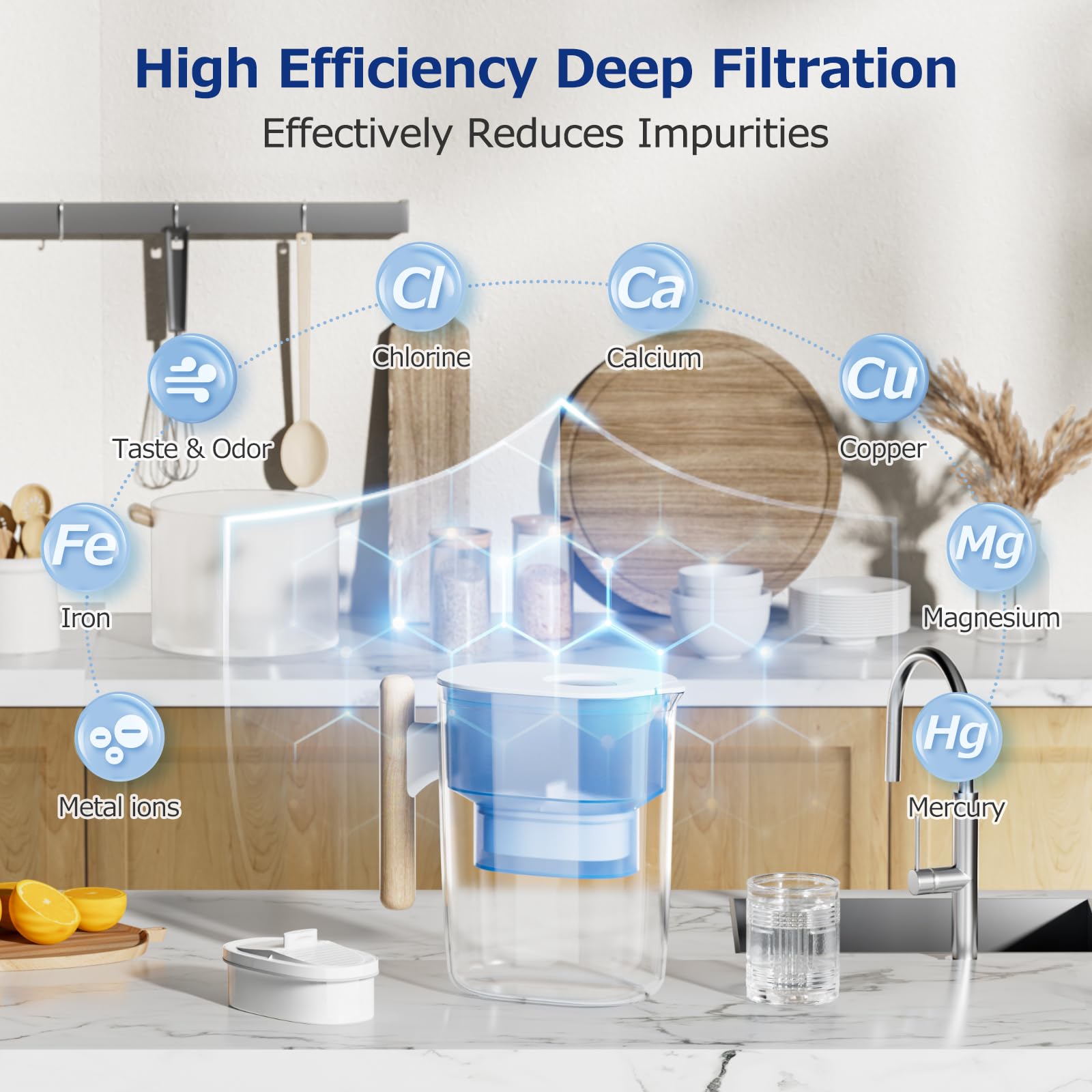 CANAVY WD-PF-01A Plus filter demonstrates advanced flow technology for fast filtration.