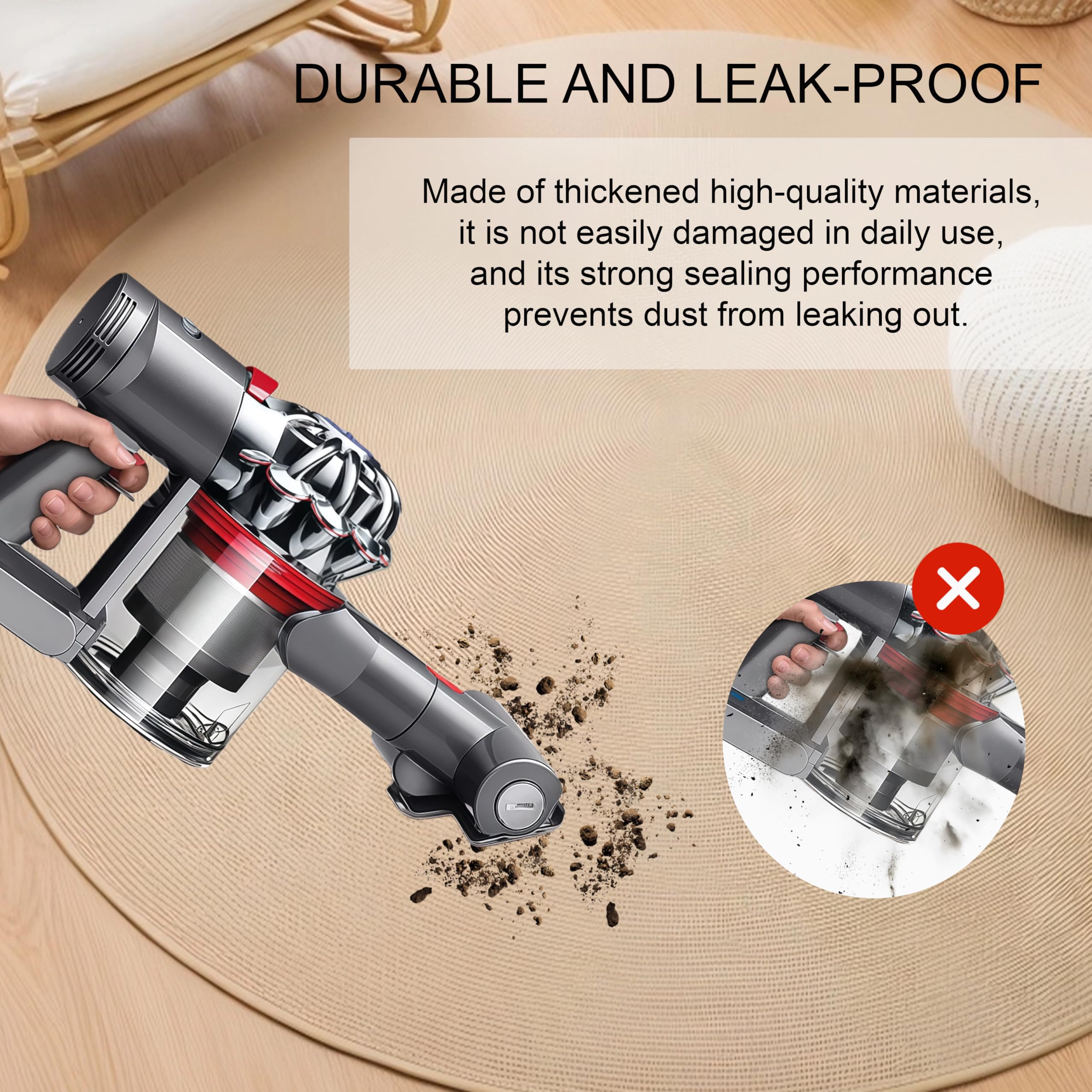 CandgFun easy-clean inner-surface design simplifies maintenance and wipe-downs