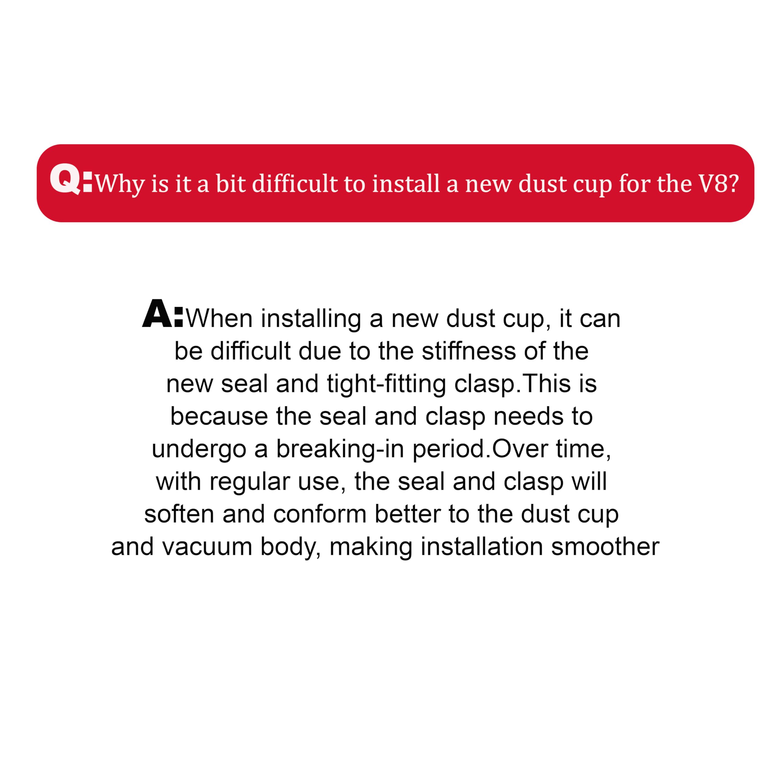 CandgFun restored suction after replacement may improve cleaning performance