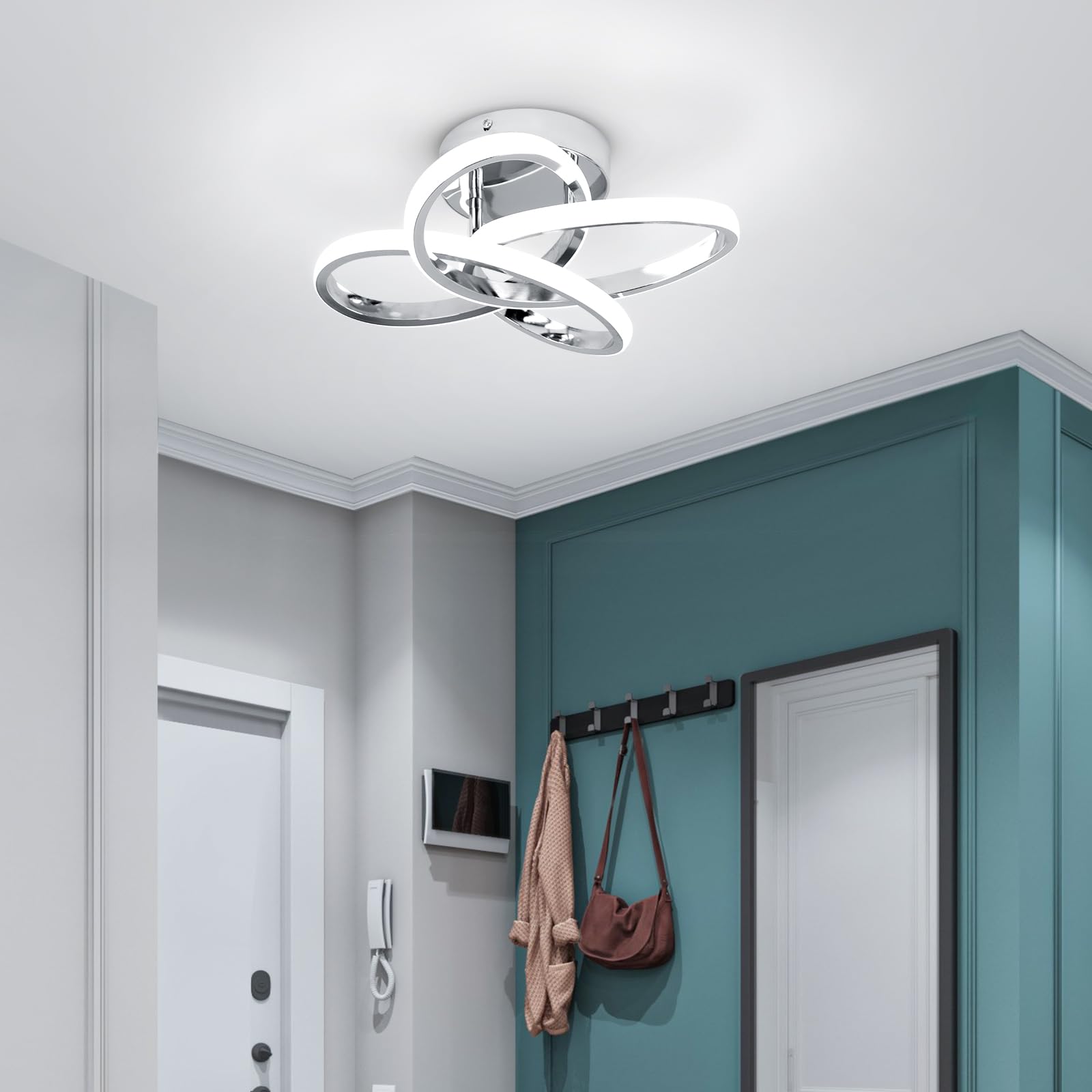 CANEOE easy-install ceiling fixture mounts on wall or ceiling in minutes.