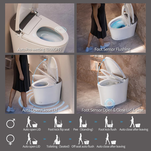 CANEST activated carbon deodorizer helps maintain a pleasant bathroom atmosphere.