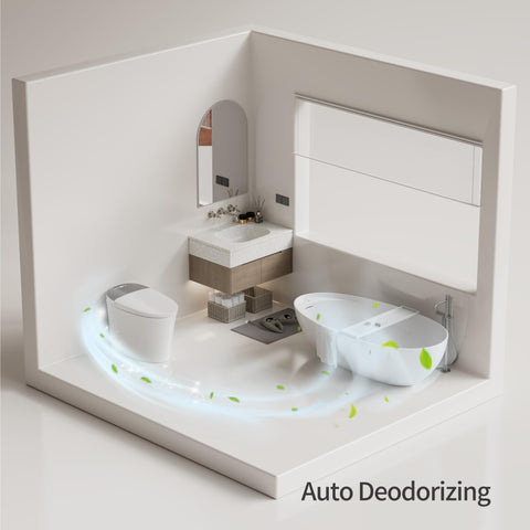 CANEST warm air dryer adds comfort without using toilet paper.