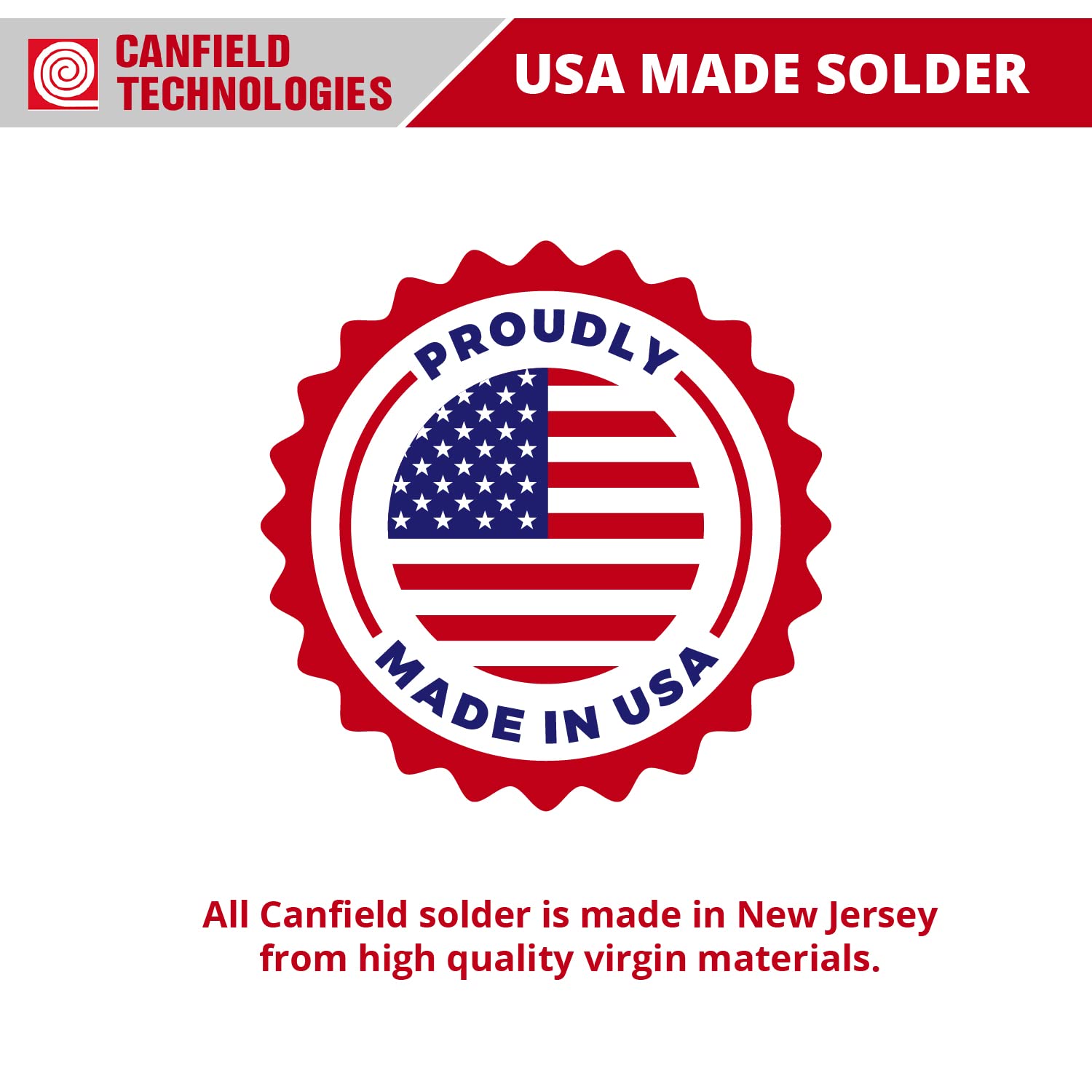 Canfield 60/40 product shot USA made stained glass crafts.