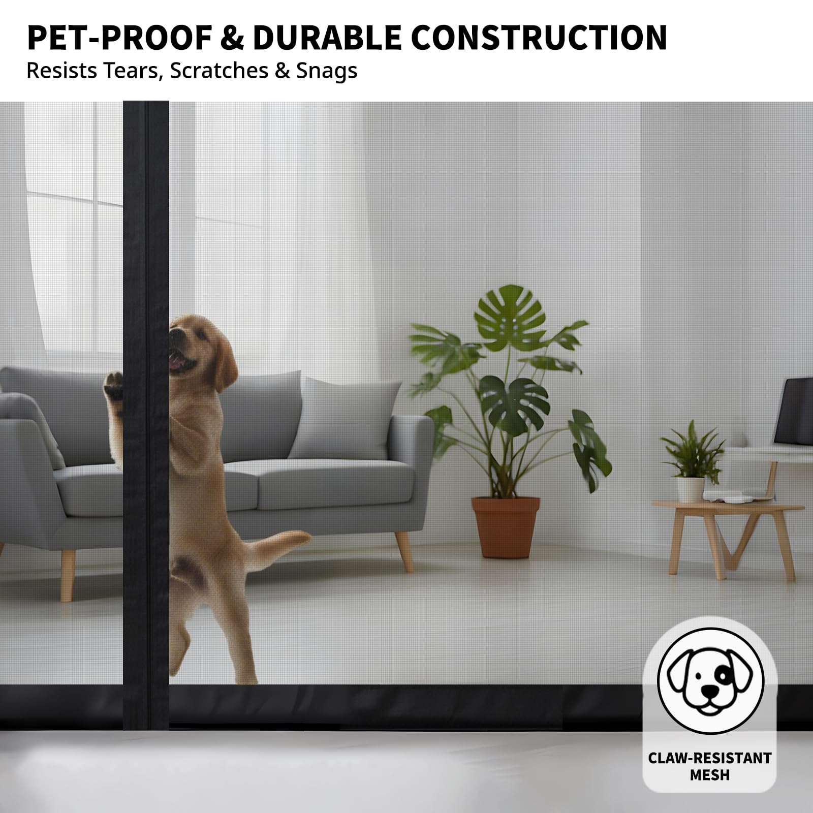 CANLENE dense PET mesh blocks insects while allowing airflow.
