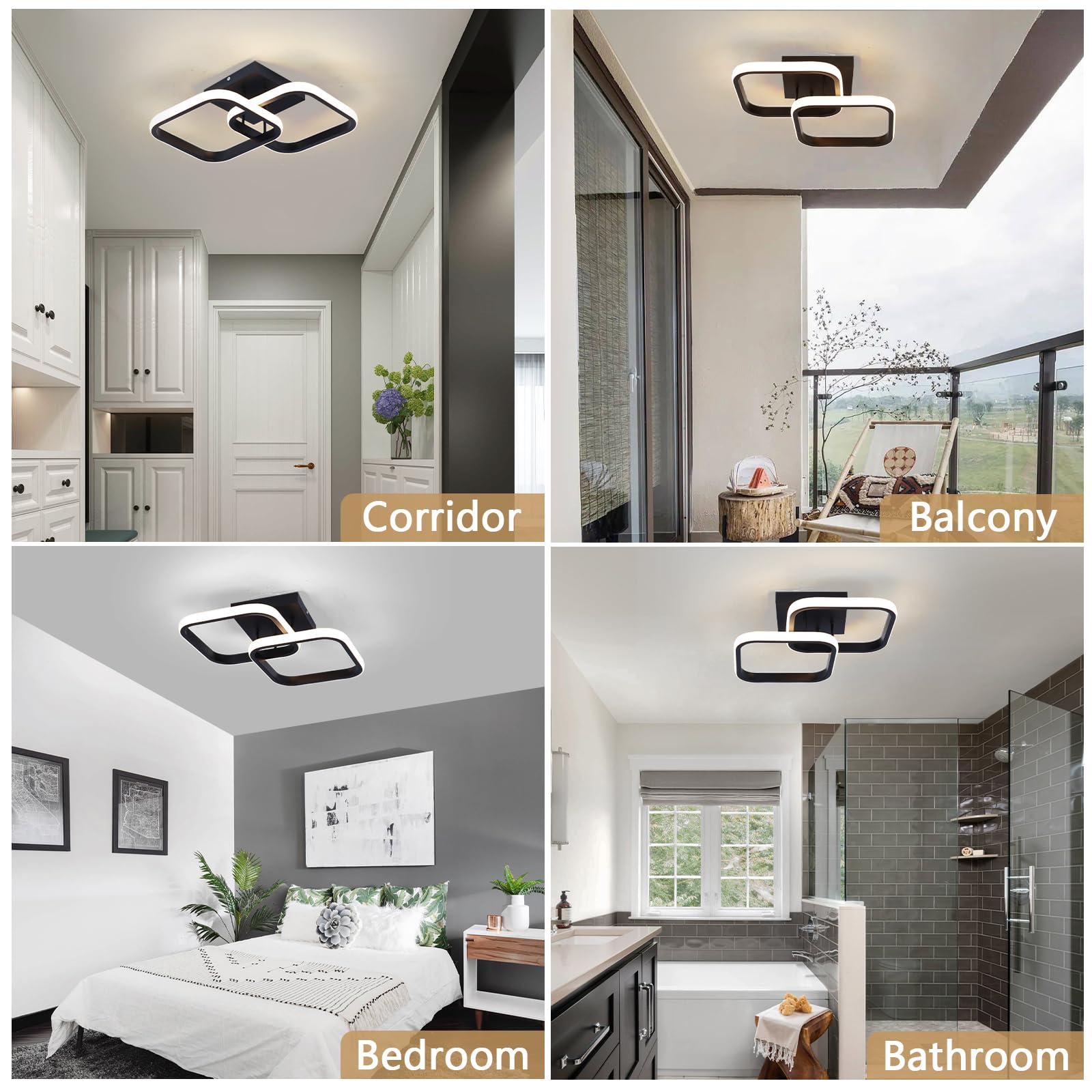 CANEOE easy-install ceiling light simplifies mounting on any ceiling.
