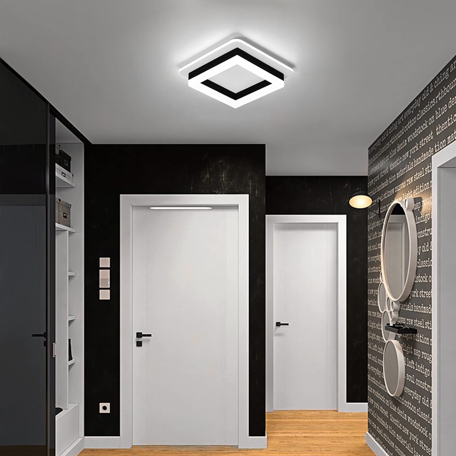 CANEOE bedroom fixture offers soft, even glow for restful spaces.