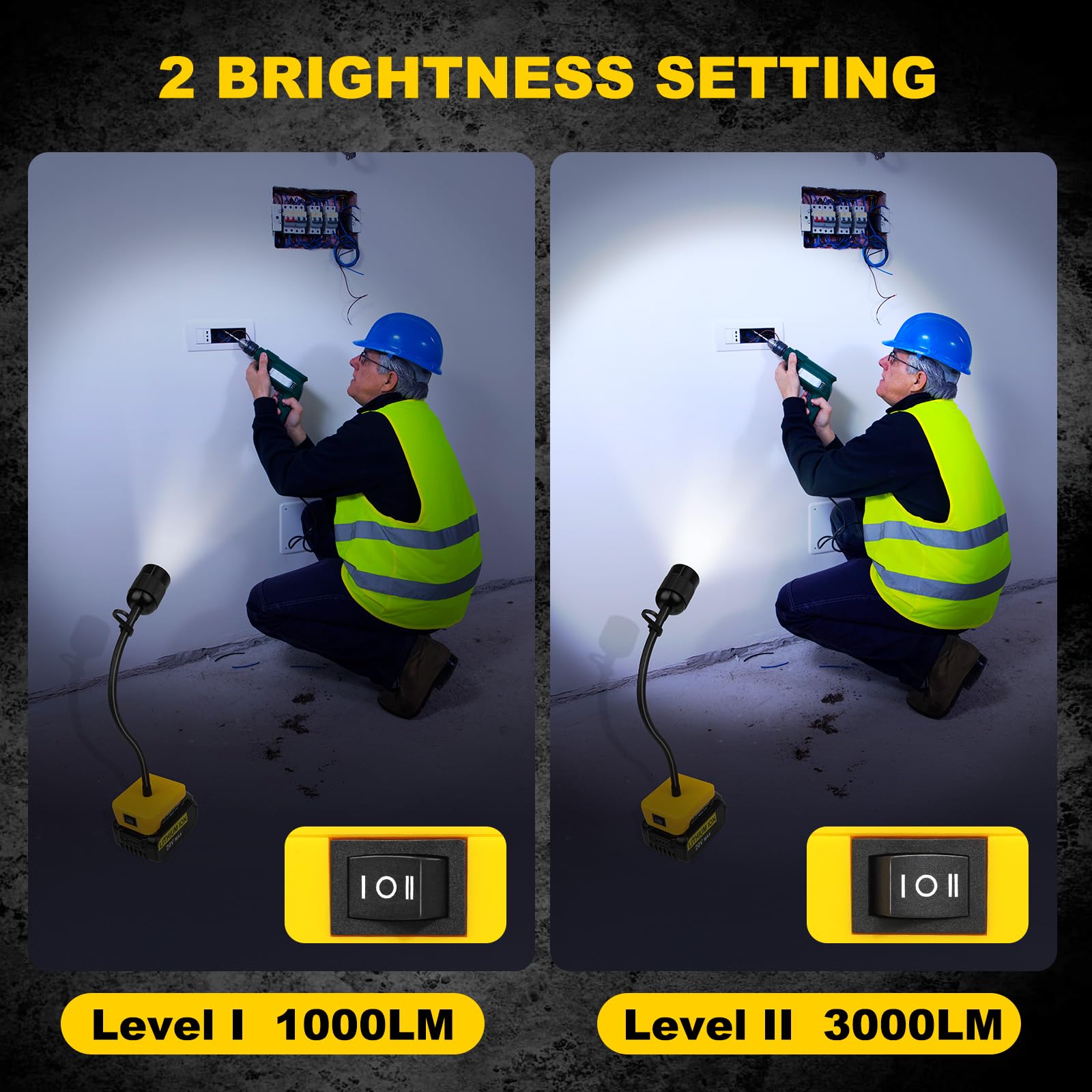 Canvage 30W output delivers bright, flicker-free lighting for tasks.