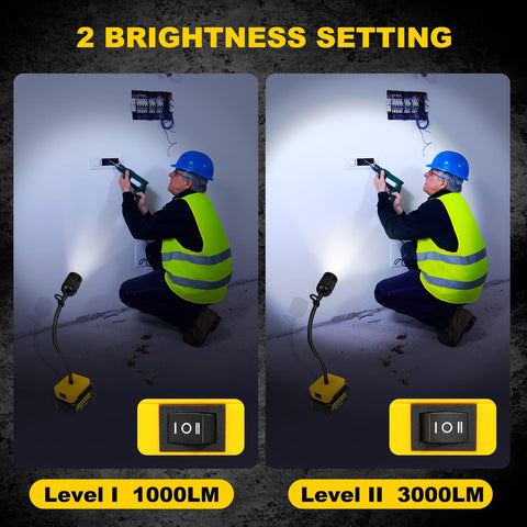 Canvage 30W output delivers bright, flicker-free lighting for tasks.