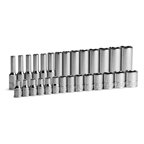 Capri Tools 1/4-inch drive 6-point socket set full collection for versatile metric work