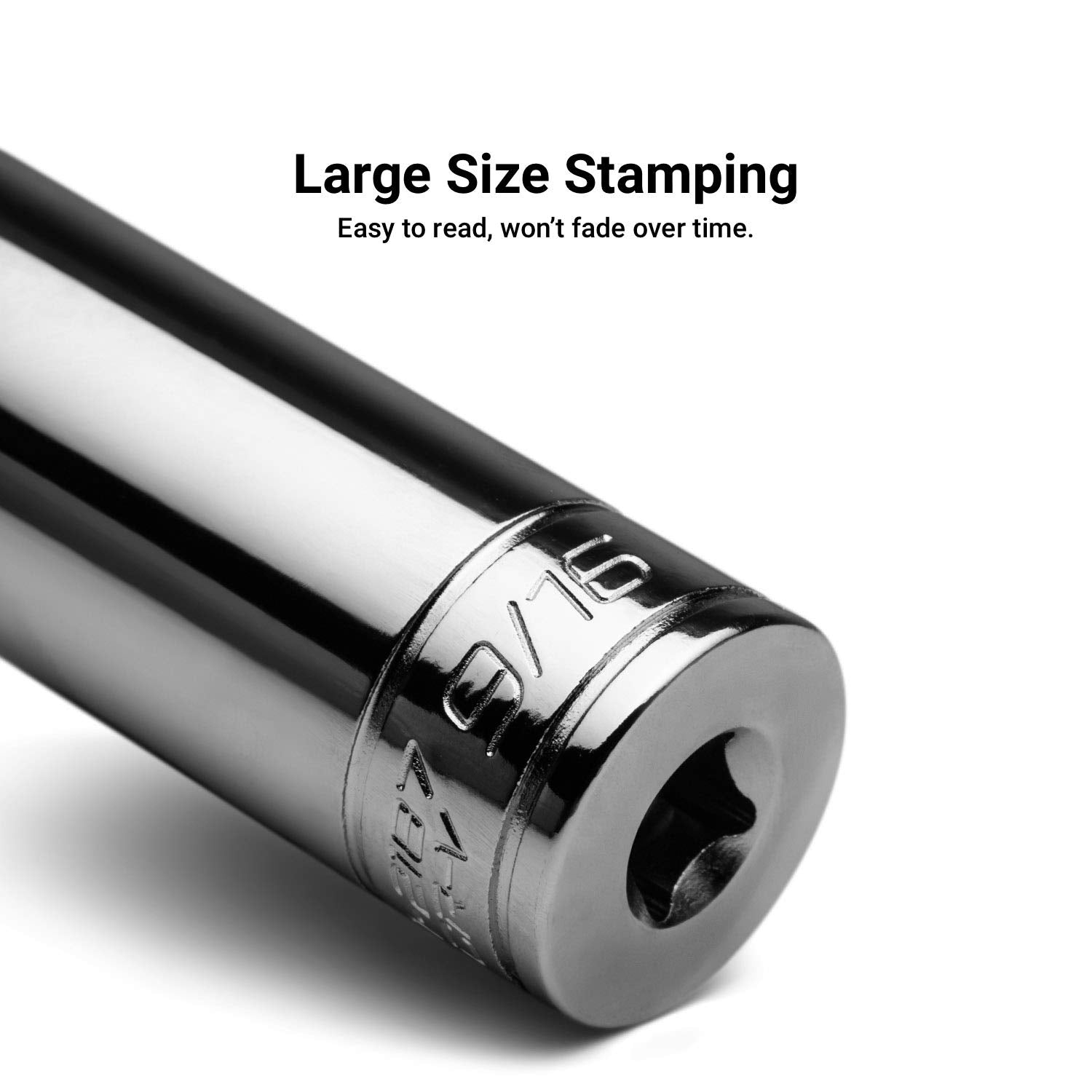 Capri Tools shallow sockets 3/16 to 9/16 inch for tight spaces.